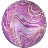 Folienballon Marblez lila