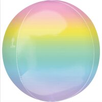 Folienballon Orbz Ombré pastell