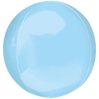 Folienballon Orbz pastellblau Ø 40 cm