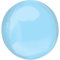 Folienballon Orbz pastellblau Ø 40 cm