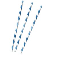 Trinkhalme Sky Blue 12 Stück