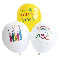 Luftballons Schulstart 27,5cm 6er