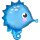 Folienballon Junior Shape Seepferdchen