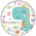 Folienballon Babysaurus Ø45 cm