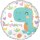 Folienballon Babysaurus Ø45 cm