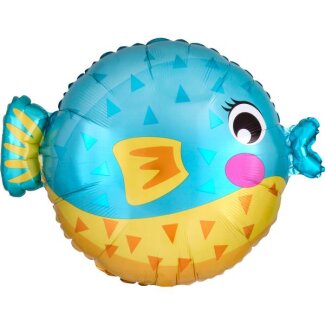 Folienballon Junior Shape Kugelfisch 48 cm