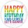 Folienballon Rainbow Wishes D43cm