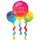 Folienballon SuperShape Happy Birthday 66 x 91 cm