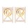 2 Stuhl-Schilder Mr & Mrs Hochzeit 28 x 30 cm