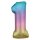 Folienballon Zahl 1 86 cm regenbogen-pastell