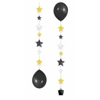 Ballonhänger Sterne 50 cm 3 Stück