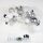 DIY Ballongirlande 4 m 66 Ballons silber