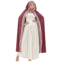 Kostüm Prinzessin mittel- alter, Umhang mit Kapuze
