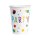 Pappbecher Confetti Birthday 250ml 8er