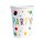 Pappbecher Confetti Birthday 250ml 8er