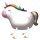 Folienballon AirWalker Einhorn 81 x 62 cm