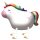 Folienballon AirWalker Einhorn 81 x 62 cm