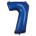 Folienballon Zahl 7 58x88cm blau