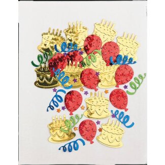 Konfetti Kuchen-Party mehrfarbig 14 g
