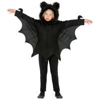 Kinder Poncho Fledermaus mit Kapuze Gr. 110