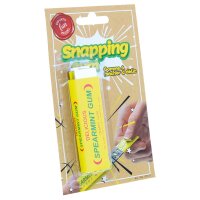 Kaugummi mit Schlagfeder Snapping gum gelb
