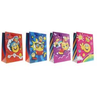 Geschenktasche Smile 175x235x8cm 4fach sortiert