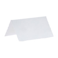 Tischkarten aus Baumwollpapier weiß