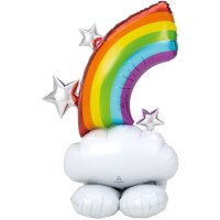 Folienballon AirLoonz Regenbogen 132 cm