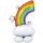 Folienballon AirLoonz Regenbogen 132 cm
