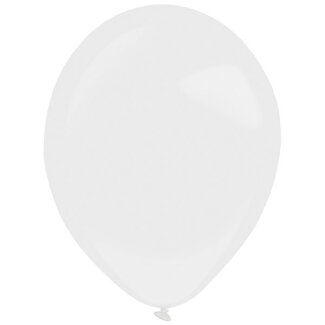 Luftballons frostweiß 27,5 cm 50 Stück