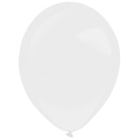 Luftballons frostweiß 27,5 cm 50 Stück