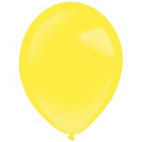 Latex-Luftballons 27,5 cm 50 Stück sonnengelb