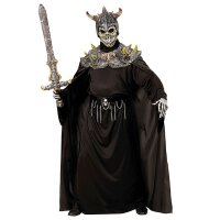 Kostüm Totenkopf Warlord mit Schulterpanzer und...