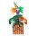 Dekofigur Clown in Kiste 37cm LED Augen springt...
