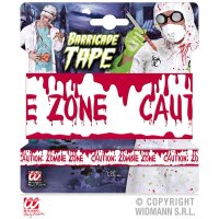 Absperrband Caution Zombie Zone, 7,20 Meter