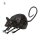 Schwarze Maus Glitzer 8,5cm