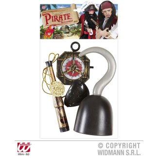 Piratenzubehör - Set 5-teilig