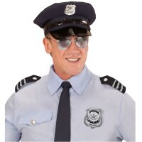 Polizisten Set, Sonnebrille, Marke & Epaulette