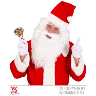 Weiße Perücke & Maxi-Bart