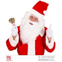 Weiße Perücke & Maxi-Bart