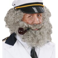 Perücke Kapitän – mit Bart