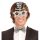 Brille Happy New Year Silber