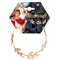 Haarband Lorbeerkranz gold