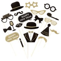 Silvester Fotoutensilien 20 Teile