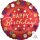 Folienballon Happy Birthday XL Satin rot