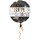Folienballon Happy New Year schwarz/weiß D45cm