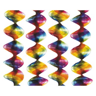 Rotorspiralen Regenbogen 5cm x 60cm, 4 Stück