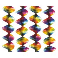 Rotorspiralen Regenbogen 5cm x 60cm, 4 Stück
