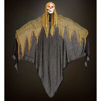 Sensenmann mit LED Augen und Geräuschen 130cm