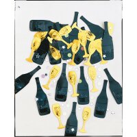 Konfetti Cheers schwarz/gold/silber 14 g